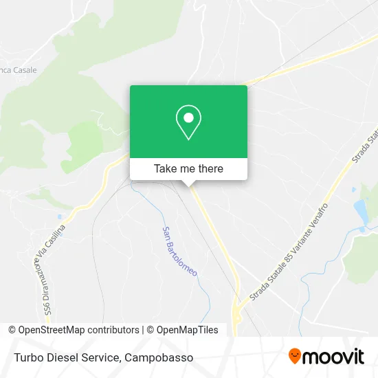 Turbo Diesel Service map