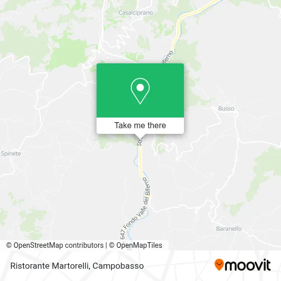 Ristorante Martorelli map