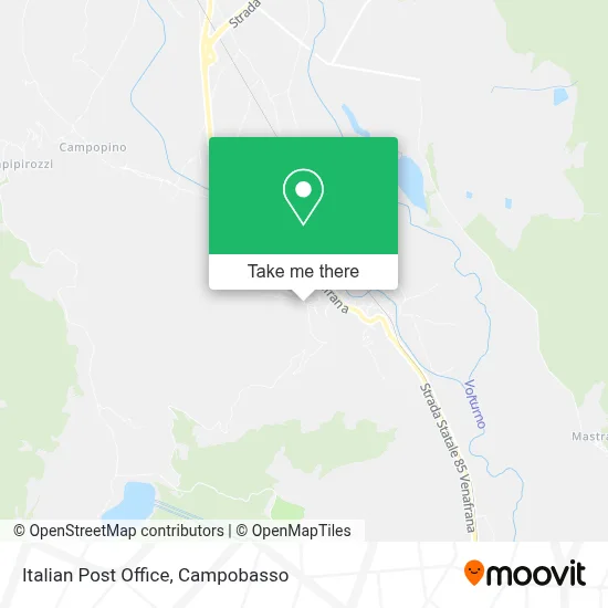 Italian Post Office map