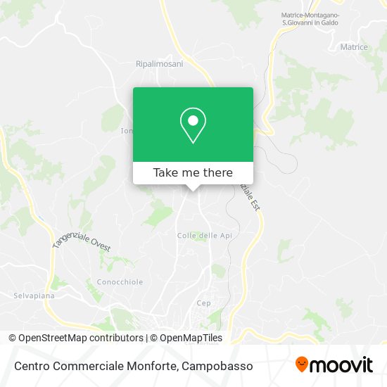 Centro Commerciale Monforte map