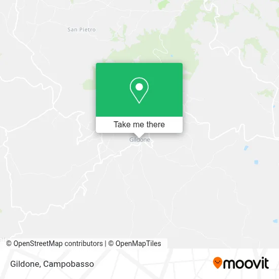 Gildone map
