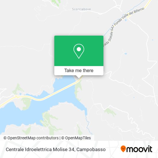 Centrale Idroelettrica Molise 34 map