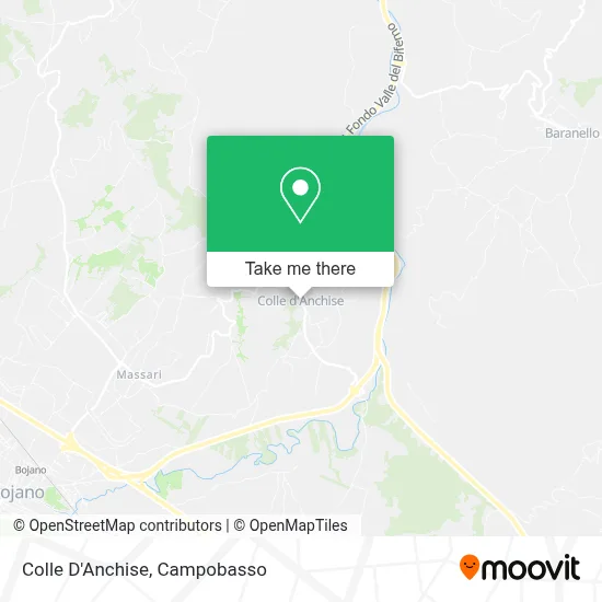 Colle D'Anchise map