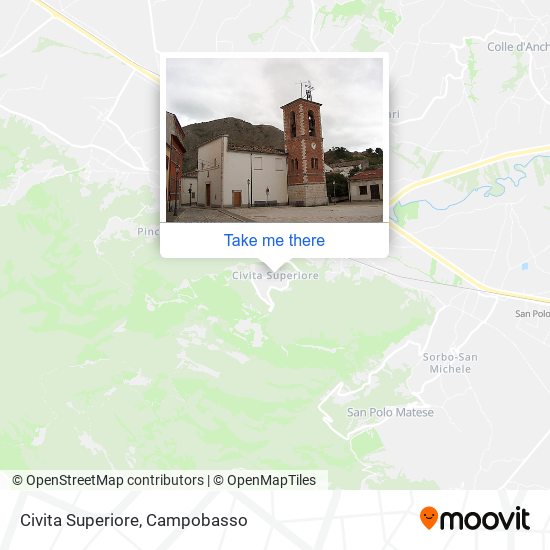 Civita Superiore map