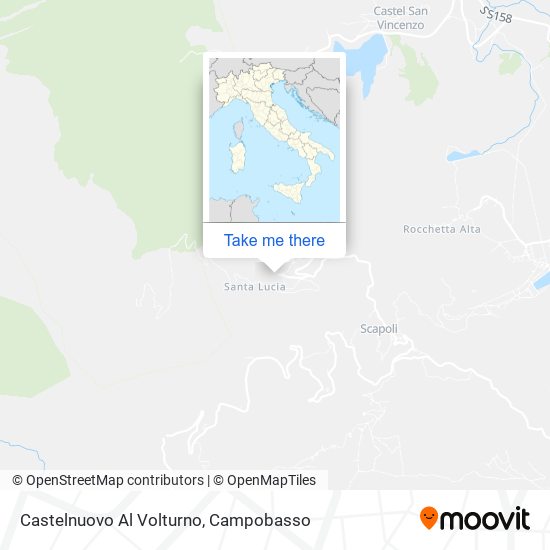 Castelnuovo Al Volturno map