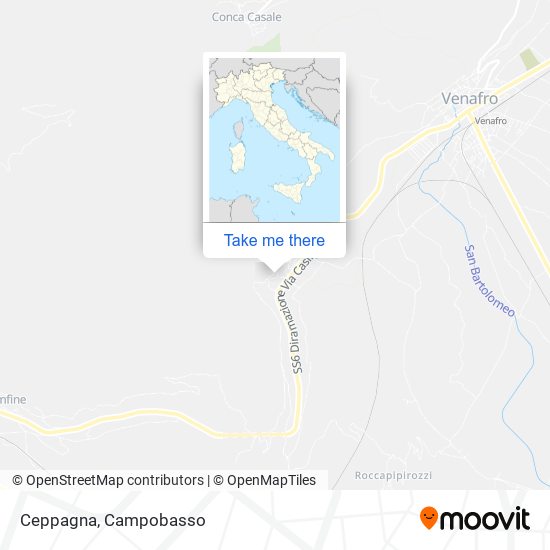 Ceppagna map