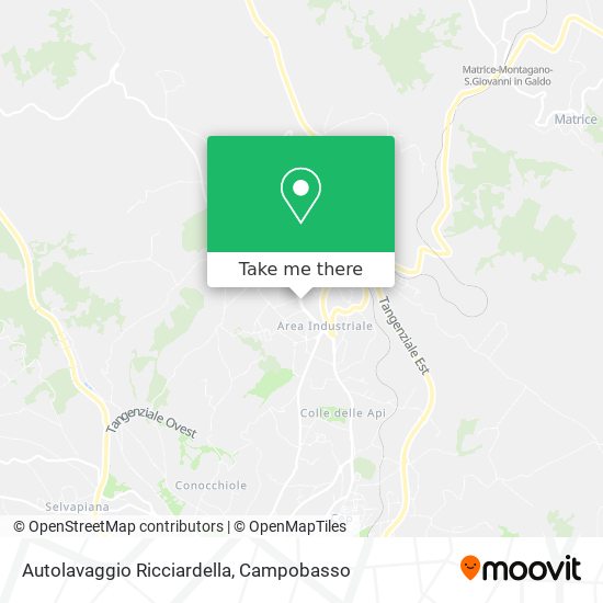 Autolavaggio Ricciardella map