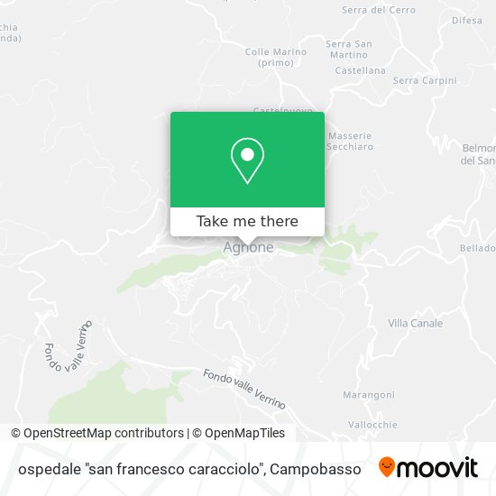 ospedale "san francesco caracciolo" map