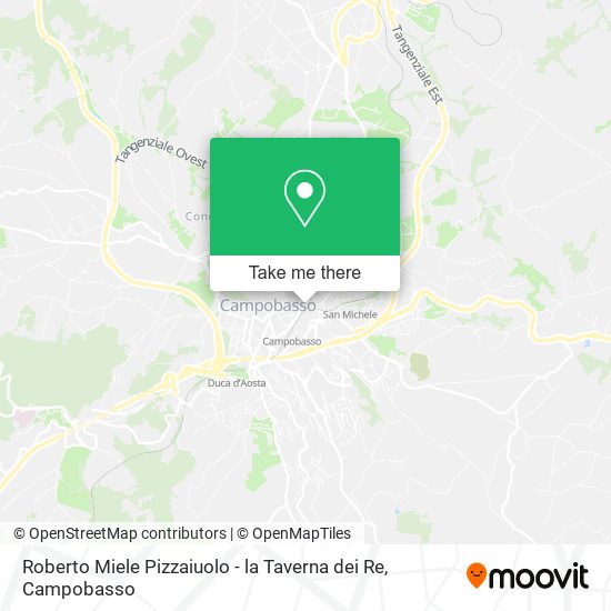 Roberto Miele Pizzaiuolo - la Taverna dei Re map