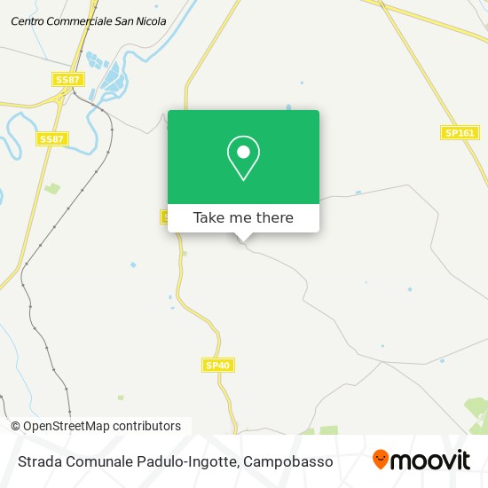 Strada Comunale Padulo-Ingotte map