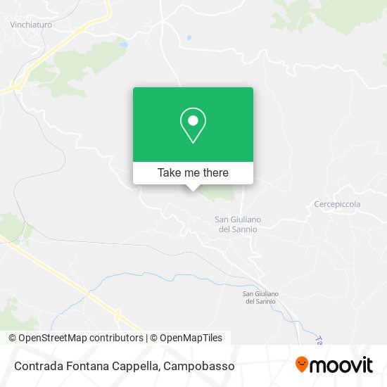 Contrada Fontana Cappella map