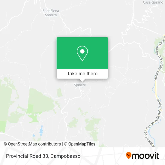 Provincial Road 33 map