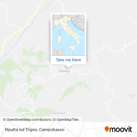 Ripalta on Trigno map