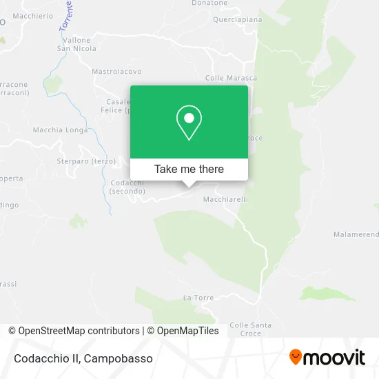 Codacchio II map