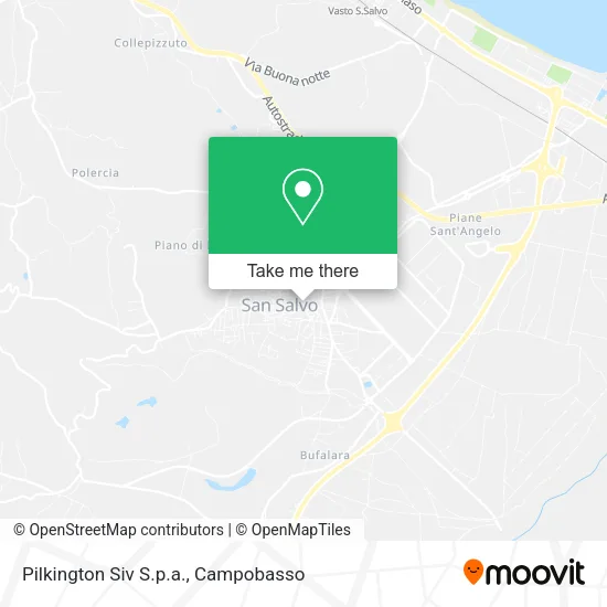 Pilkington Siv S.p.a. map