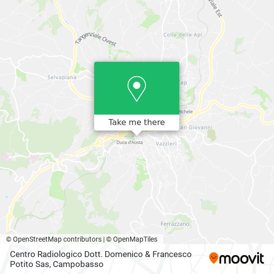 Centro Radiologico Dott. Domenico & Francesco Potito Sas map