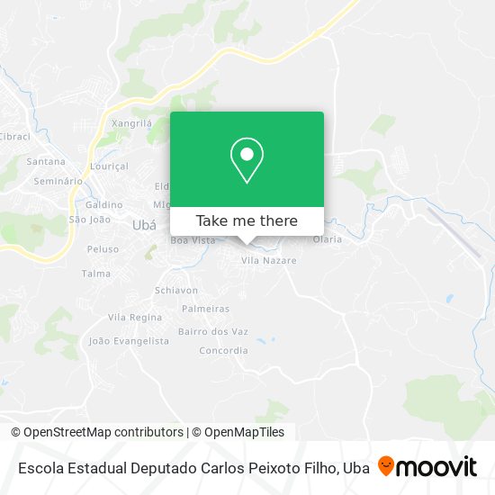 Mapa Escola Estadual Deputado Carlos Peixoto Filho