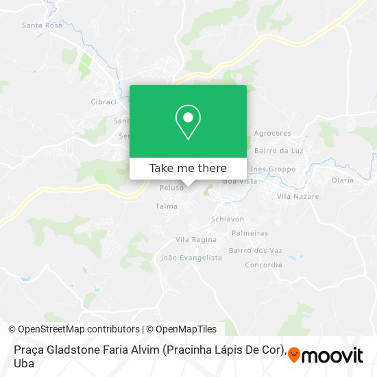 Mapa Praça Gladstone Faria Alvim (Pracinha Lápis De Cor)