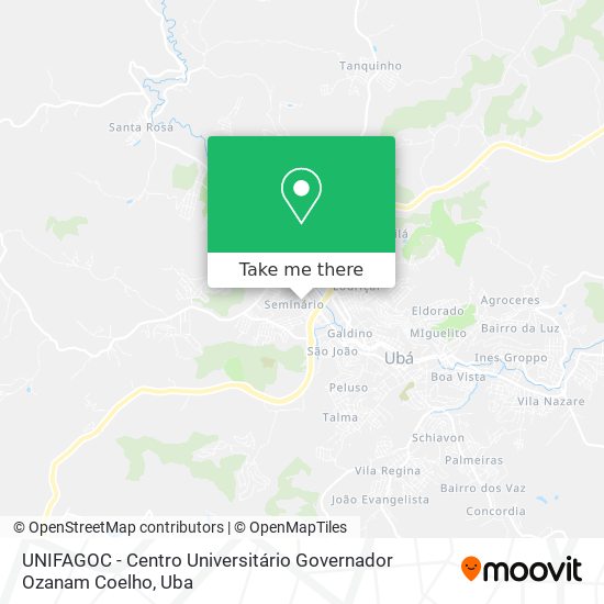 UNIFAGOC - Centro Universitário Governador Ozanam Coelho map