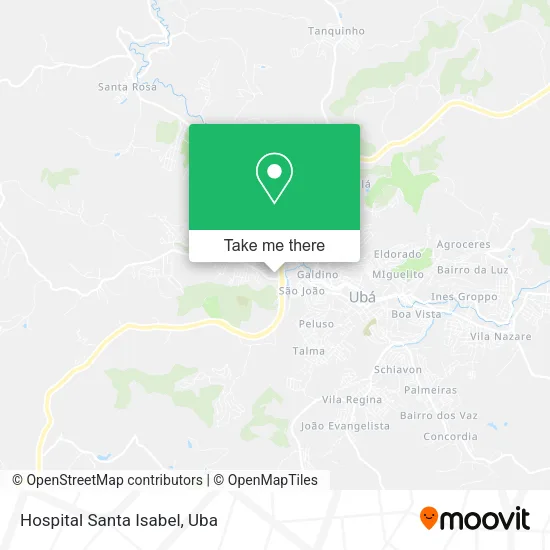 Hospital Santa Isabel map