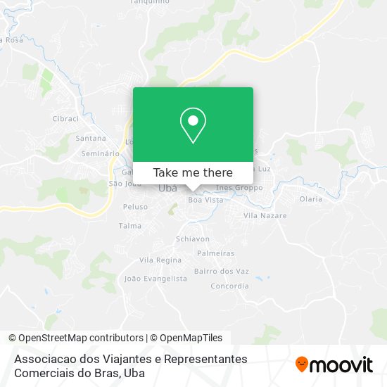 Associacao dos Viajantes e Representantes Comerciais do Bras map