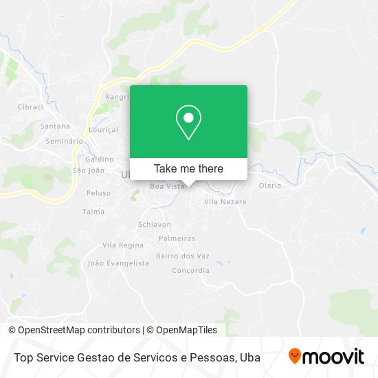 Top Service Gestao de Servicos e Pessoas map