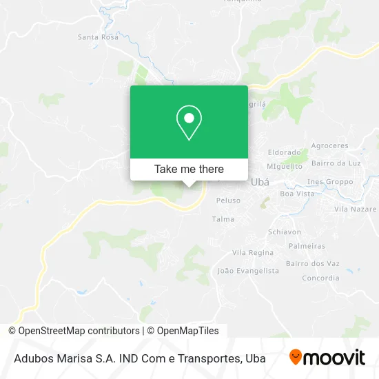 Adubos Marisa S.A. IND Com e Transportes map