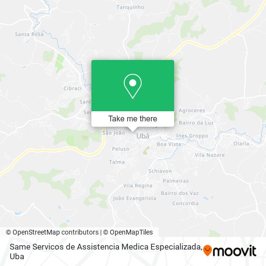 Mapa Same Servicos de Assistencia Medica Especializada