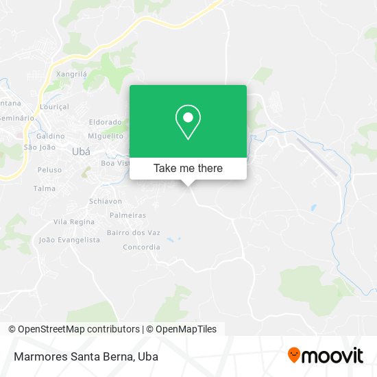 Marmores Santa Berna map