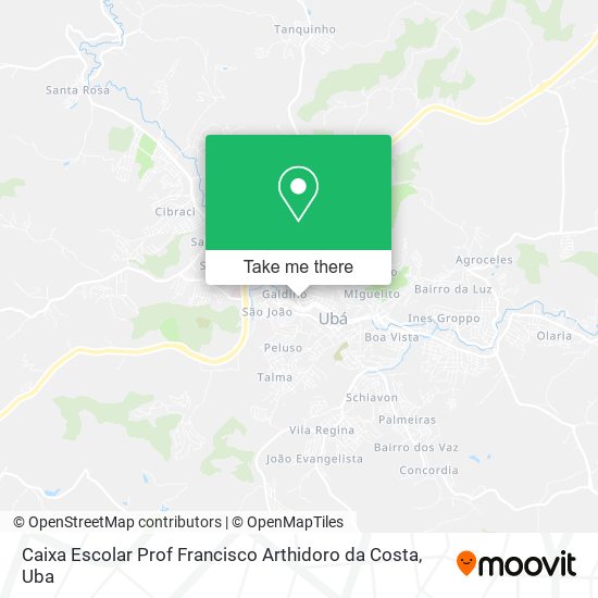 Caixa Escolar Prof Francisco Arthidoro da Costa map