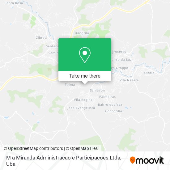M a Miranda Administracao e Participacoes Ltda map