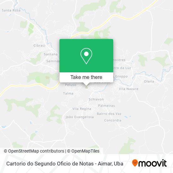 Cartorio do Segundo Oficio de Notas - Aimar map