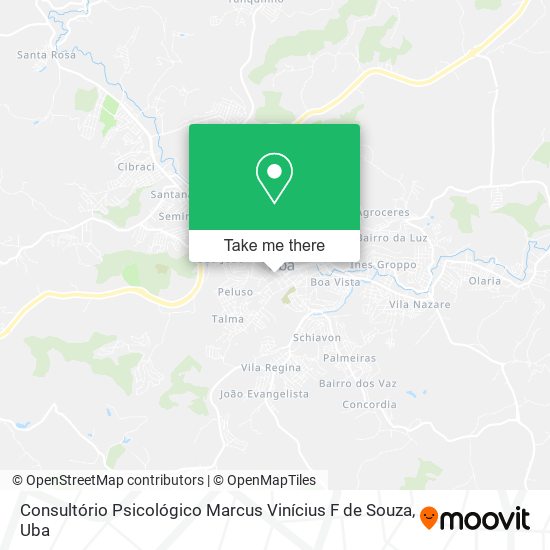 Consultório Psicológico Marcus Vinícius F de Souza map