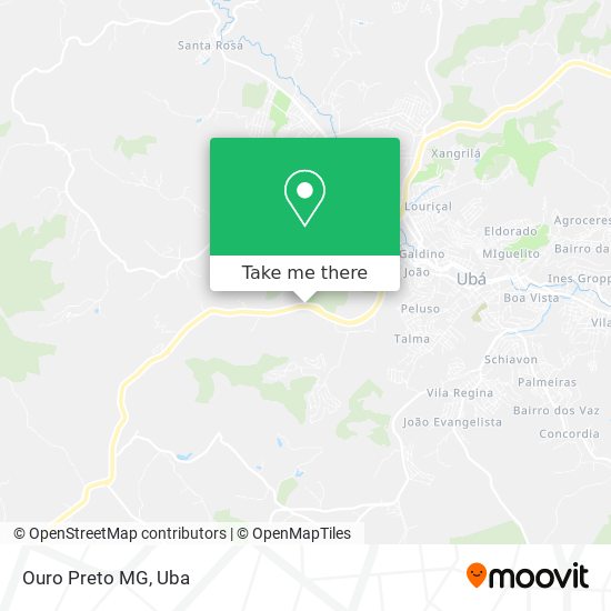 Ouro Preto MG map