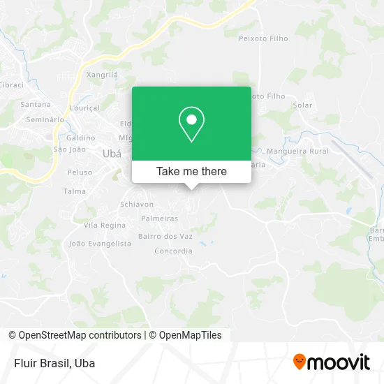 Fluir Brasil map