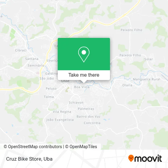 Cruz Bike Store map