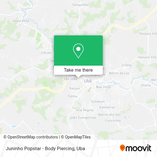 Juninho Popstar - Body Piercing map
