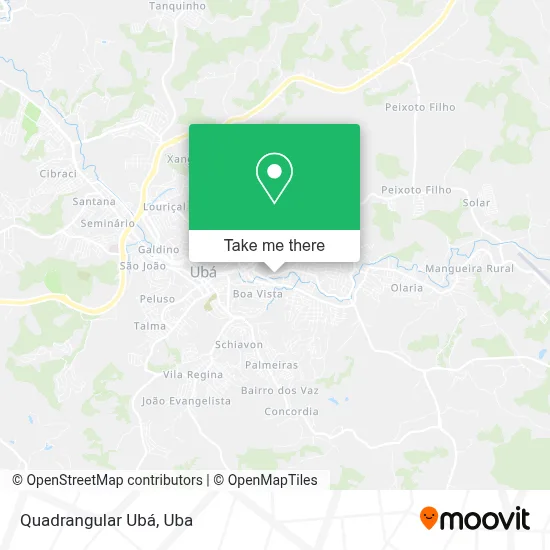 Quadrangular Ubá map