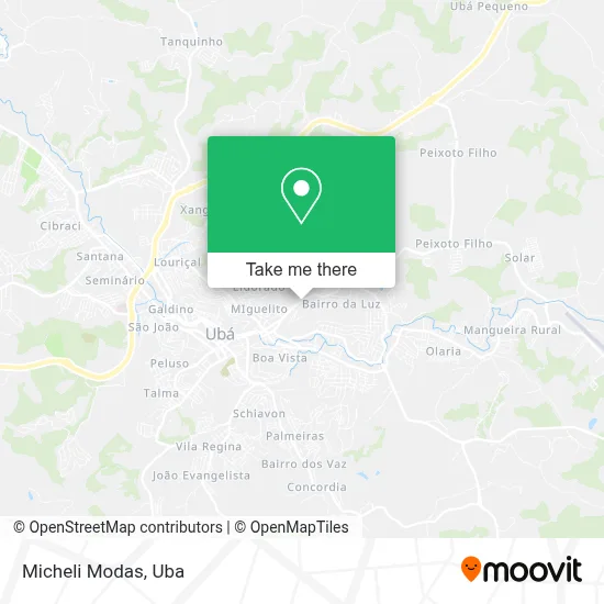 Micheli Modas map