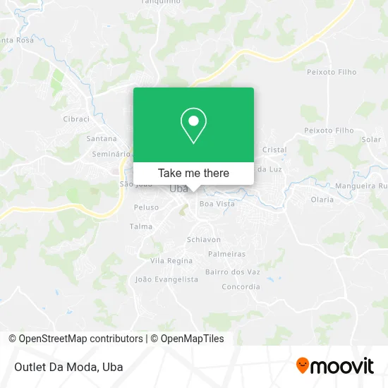 Outlet Da Moda map