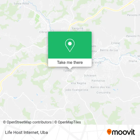 Life Host Internet map