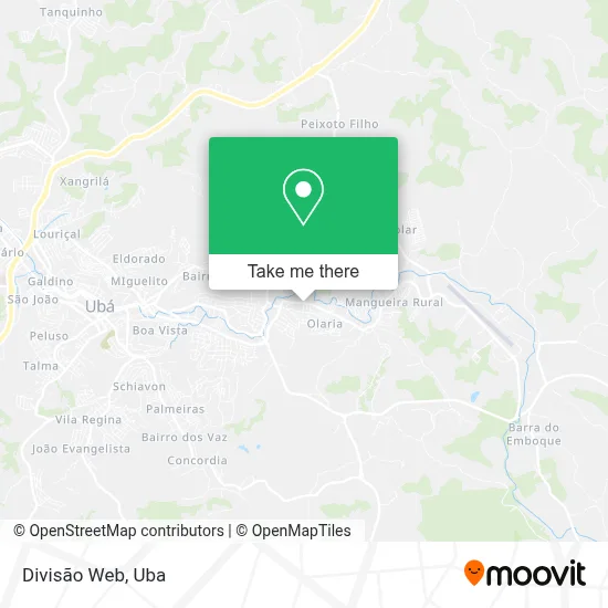 Divisão Web map