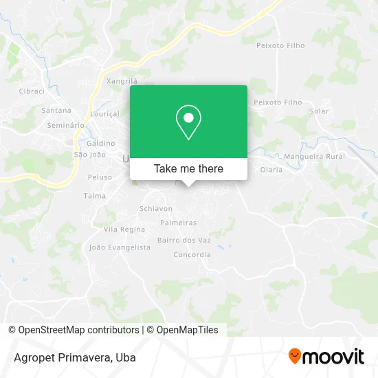 Agropet Primavera map