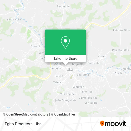 Egito Produtora map