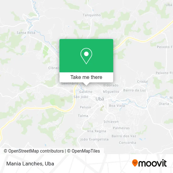 Mania Lanches map