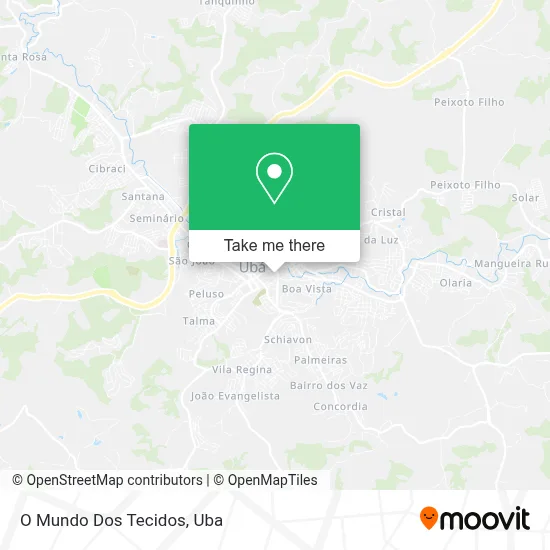 O Mundo Dos Tecidos map