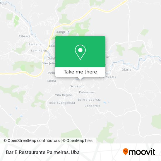 Bar E Restaurante Palmeiras map