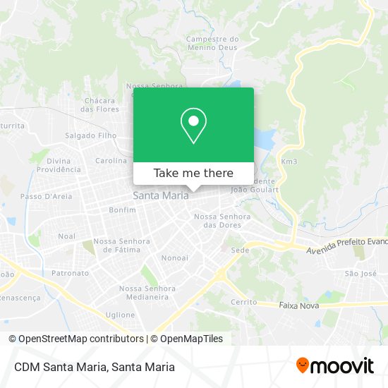 Mapa CDM Santa Maria