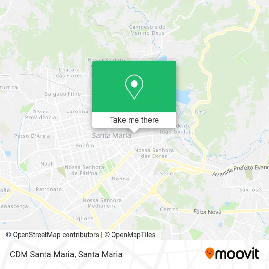 CDM Santa Maria map