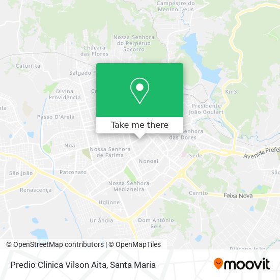 Mapa Predio Clinica Vilson Aita